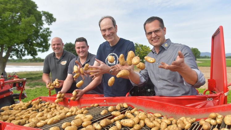 Steffen Boiselle ist der neue Markenbotschafter für Pfälzer Grumbeere 2026/2027. Foto: EZG Pfälzer Grumbeere.