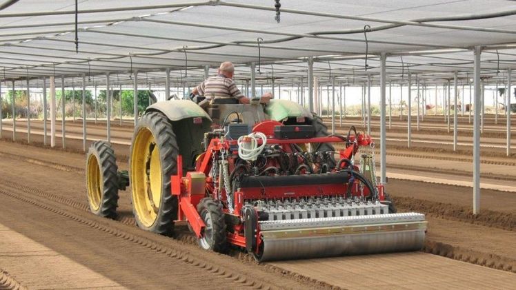 Die Sämaschine HIGH PRECISION AI-640-SN lässt sich nach den Anforderungen des Kunden konfigurieren. Bild: Agricola Italiana.