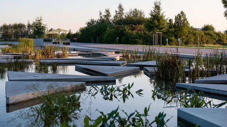 Die Wassergärten bleiben dauerhaft erhalten. Bild: © Johann Hinrichs Fotografie