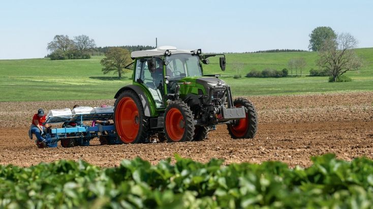  Der Fendt e100 Vario. Bild: Fendt.