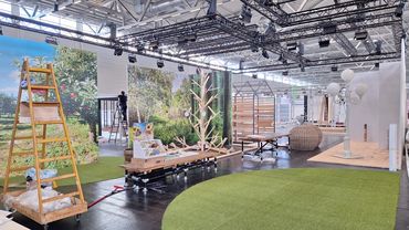 Impressionen von der Entstehung der POS Green Solution Islands. Bild: © Oliver Mathys. 