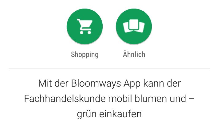 Bloomways-Webshop-APP. Bild: Bloomways.