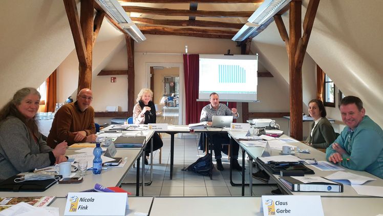 Ausbildungsexperten im FloristPark. Bild: FDF.