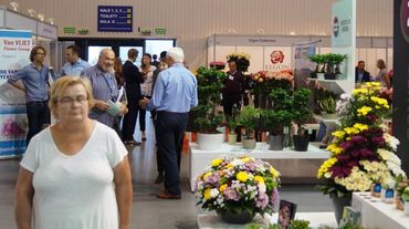 Gute Gespräche auf der Flower Expo Poland. Bild: GABOT.