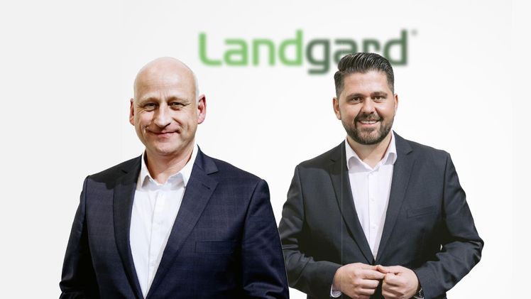 Dirk Bader und Labinot Elshani verstärken ab sofort den Landgard-Vorstand. Bild: Landgard. 