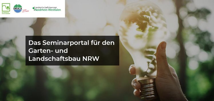Neue Seminar-Webseite für die Galabau-Branche. 