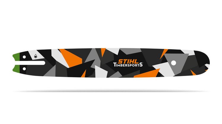 Ein Muss nicht nur für Fans – die „Limited Edition“ der Führungsschiene STIHL Light 04 im exklusiven TIMBERSPORTS® Design. Bild: STIHL.
