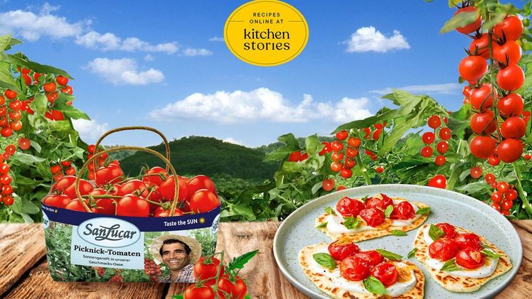 Köstliche Tomaten-Gerichte wecken die Vorfreude auf den Sommer und machen den Kunden den Mund wässrig. Bild: SanLucar.