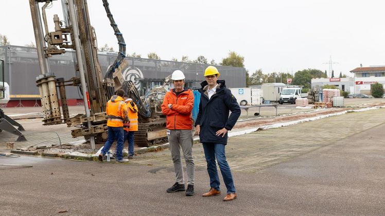 Martin Sutter (Kaufmännischer Leiter), Matthias Kopf (Bereichsleitung Facility Management). Bild: Markant.