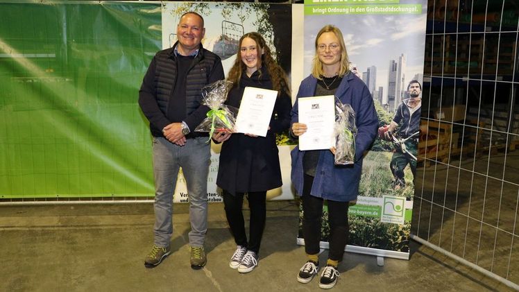 Markus Schwarzkopf, Johanna Pfister und Franziska Bader. Bild: VGL Bayern.