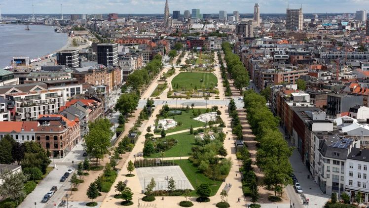 Das Gewinnerprojekt Zuidpark in Antwerpen. Bild: © Isabelle Pateer.