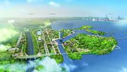 Das Expo-Gelände ist eine 60 Hektar große rechteckige Fläche, die an drei Seiten von Wasser umgeben ist und sich im Herzen der Stadt Almere befindet. Bild: Floriade Expo 2022.