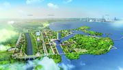 Das Expo-Gelände ist eine 60 Hektar große rechteckige Fläche, die an drei Seiten von Wasser umgeben ist und sich im Herzen der Stadt Almere befindet. Bild: Floriade Expo 2022.