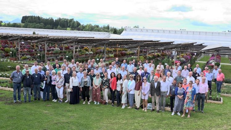 Gruppenfoto der 53. Fleuroselect-Jahrestagung in Österreich. Bild: GABOT.