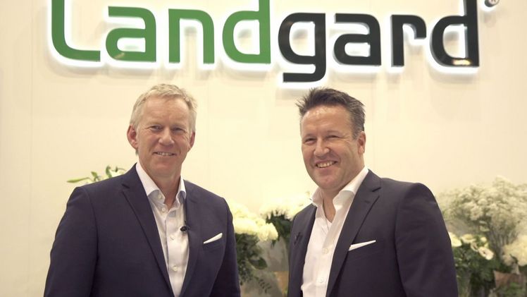 Schirmherr Johannes B. Kerner zusammen mit dem Vorstandsvorsitzenden der Landgard Stiftung Armin Rehberg.