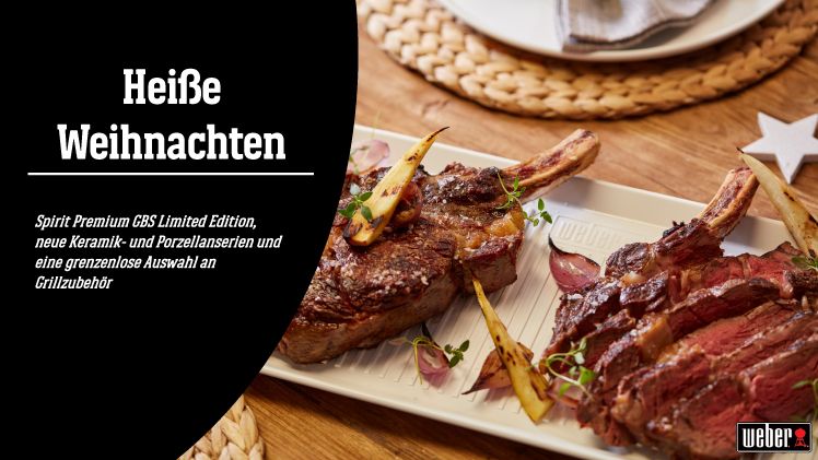 Schöner grillen mit den Modellen der Spirit Premium GBS Limited Edition. Bild: Weber-Stephen Deutschland.