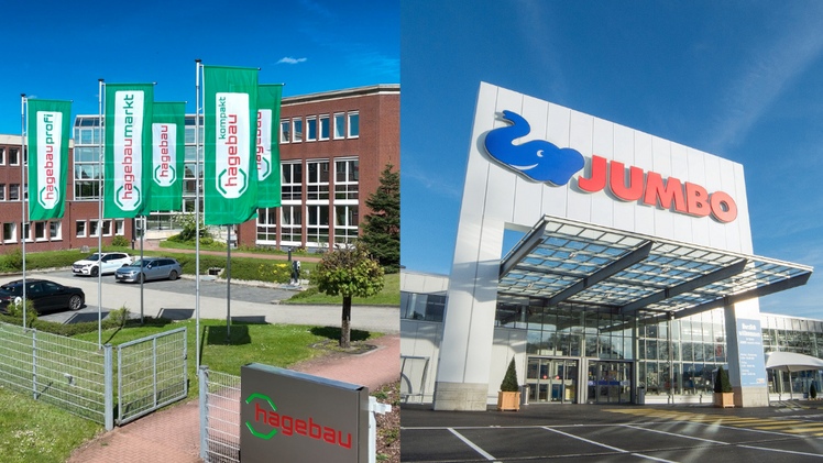 Künftig bringt sich der Schweizer Markführer JUMBO noch stärker in die Einkaufsstruktur der hagebau ein. Bild: hagebau/Jumbo.
