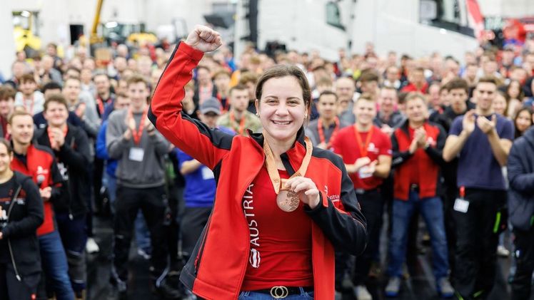 Sophie Bretterklieber erhielt im Zuge der AustrianSkills nachträglich Bronze für ihre Leistungen bei den EuroSkills in Dänemark. Bild: SkillsAustria/Wieser/Slovencik.