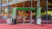 Haupteingang Europa-Achse WASGAU Frischemarkt Mannheim. Bild: WASGAU AG.