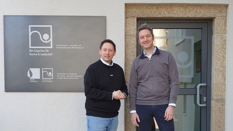 v. l. n. r., Andreas Haupert (Stellv. Geschäftsführer), Marco Riley (Geschäftsführer). Bild: VGL-B.