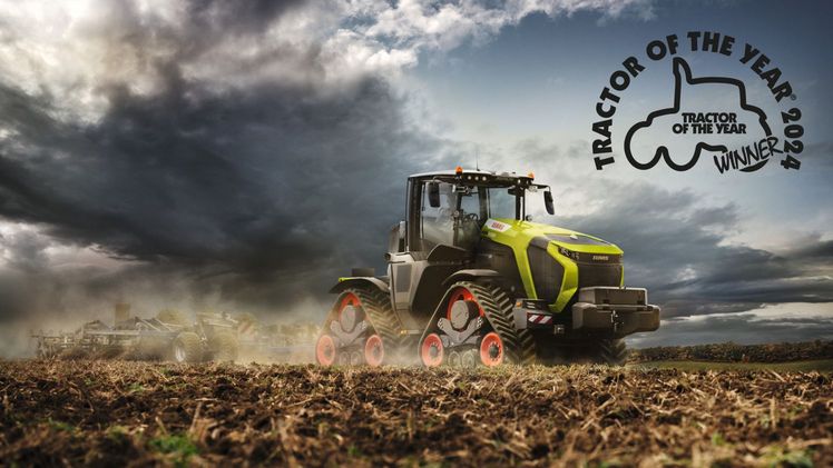 Der neue XERION 12.650 TERRA TRAC von CLAAS ist der Tractor of the Year. Bild: CLAAS.