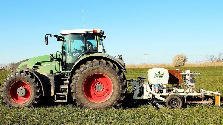 Sensorplattform zur Bestimmung des Kalkbedarfs. Foto: Vogel/ATB.