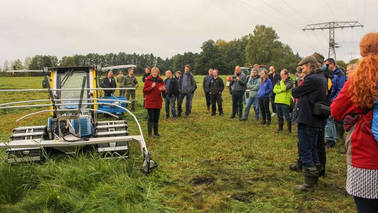 Abschlussveranstaltung mit Prof. Dr. Vera Luthardt (HNEE) und Prof. Dr. Michael Succow.  Foto: Franz Wenzl/HNEE.