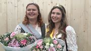 V.l.n.r.: Emelie Lanz (Bodensee-Apfelprinzessin 2026/2028) und Anna Steffelin (Bodensee-Apfelkönigin 2026/2028). Bild: Obst vom Bodensee Marketing GmbH, Julia Leiber.