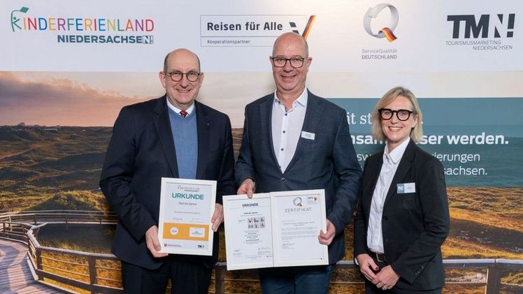 Dreifach-Ehrung für den Park der Gärten. Bild: Park der Gärten.