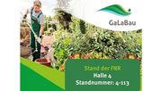 FNR-Stand Nr. 113 in Halle 4 auf der GaLaBau 2026. Quelle: Dario Ronge.