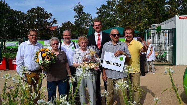 Die Thüringer Landesgartenschau zählt den 300.000sten in der Herressener Promenade.