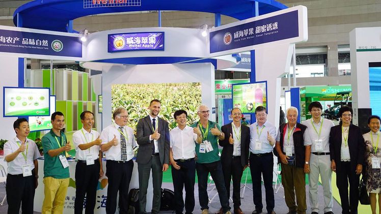 INTERPOMA CHINA 2018 Internationaler Kongress und Ausstellung erfolgreich in Weihai, Shandong abgeschlossen. Bild: INTERPOMA CHINA.