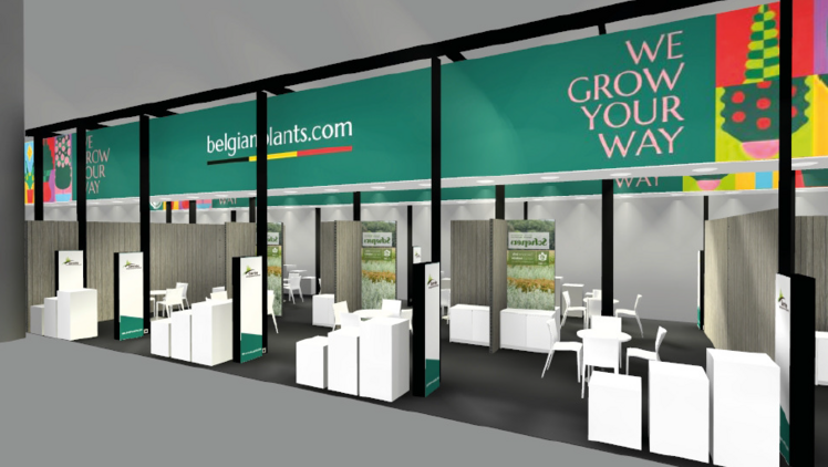 Auf der IPM 2020 präsentiert der flämische Gartenbau erstmalig sein neues Stand- und Kommunikationskonzept. Bild: VLAM. Auf der IPM 2020 präsentiert der flämische Gartenbau erstmalig sein neues Stand- und Kommunikationskonzept. Bild: VLAM.