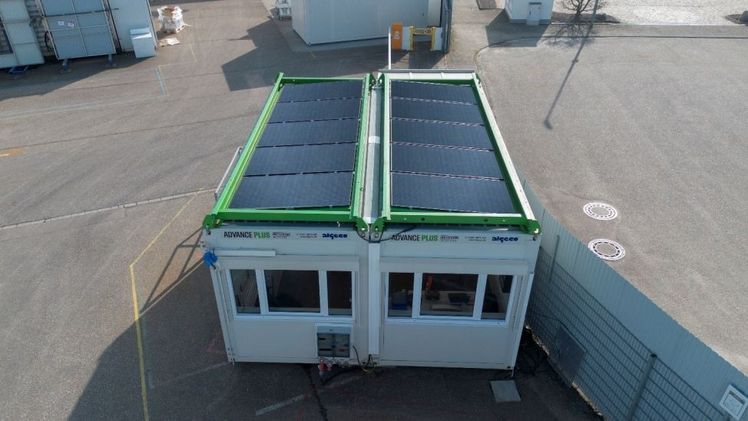 Algeco Solar heißt die neue Plug & Play-Lösung von Algeco. Bild: Algeco. 