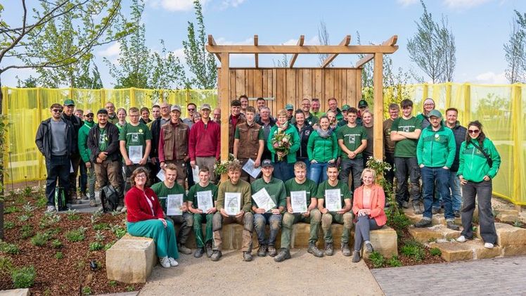 Sie alle haben den Landschaftsgärtner-Cup Niedersachsen-Bremen 2026 möglich gemacht. Bild: LaGa Bad Nenndorf / Lennart Schmidt.