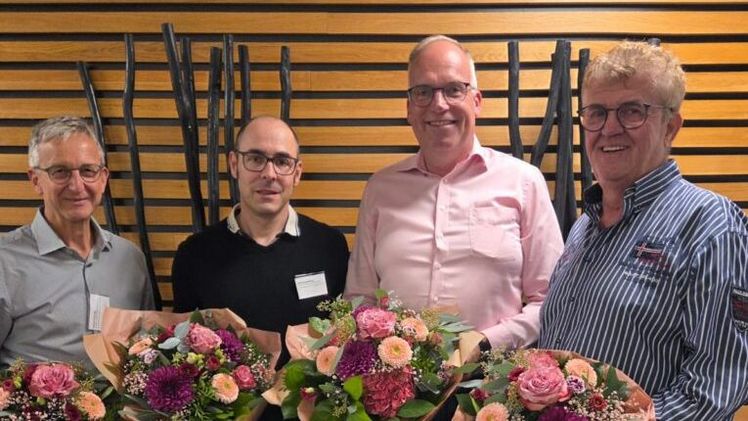 Der neue Vorstand des Bundesverbandes Zierpflanzen, v.l.: Stefan Fleischle, Eddi Kronenberg, Christoph Schönges und Bert Schmitz. Foto: BVZ.