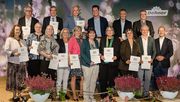 Jubilarsehrung für 40 und 50 Jahre Dehner-Zugehörigkeit. Bild: © Foto-Studio Herzig.