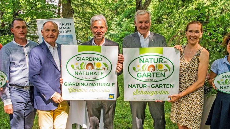 Gratulationen zum neuen „Natur im Garten“ Schaugarten in Südtirol. Bild: Karlheinz Sollbauer.