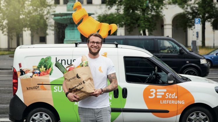 In München hat Knuspr vor kurzem in Rekordzeit den Meilenstein von 1000 Bestellungen pro Tag überschritten. Bild: knuspr.
