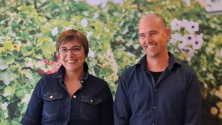 CEO An Vander Aa und Nachhaltigkeitsmanager Pieter Van De Velde entwickeln Floréac kontinuierlich weiter. Bild: GABOT.