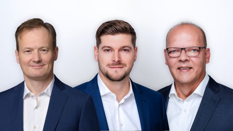Das Führungsteam des Category Managements hagebau Einzelhandel (v.l.n.r.): Frank Opelt, Bastian Dieth und Thorsten Gehrke. Bild: hagebau.