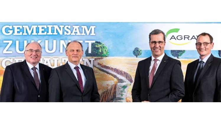 Der AGRAVIS-Vorstand (v. li.): Johannes Schulte-Althoff, Hermann Hesseler, Dr. Dirk Köckler, Jörg Sudhoff. Bild AGRAVIS. 