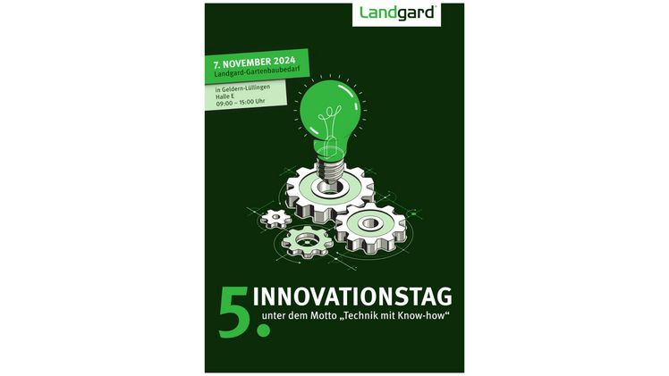 "Innovationstag" des Landgard-Gartenbaubedarfs findet am 7. November 2024 statt. Bild: Landgard.