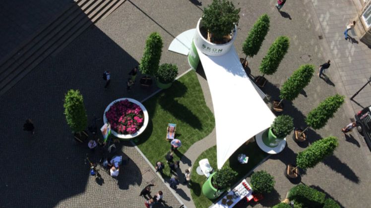 Grün in die Stadt für mehr Lebensqualität. Bild: Grün in die Stadt.