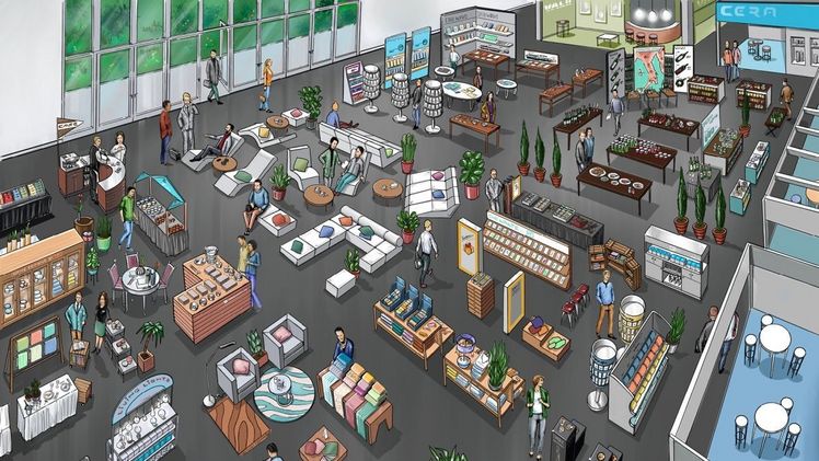 IPM Concept Store. Illustration: Markus Scholemann, Design Scholemann.de.
