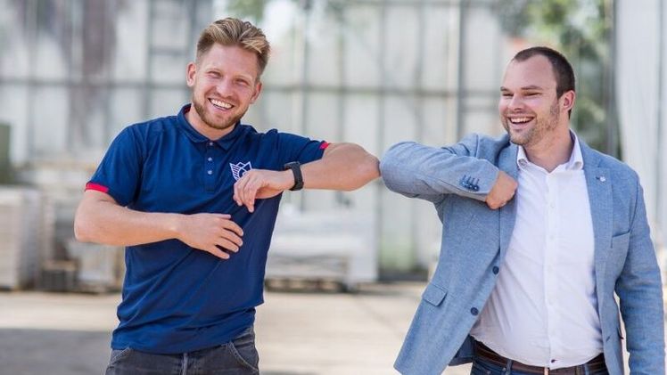 Just Roos und Jelmer Huizing. Bild: CODEMA.