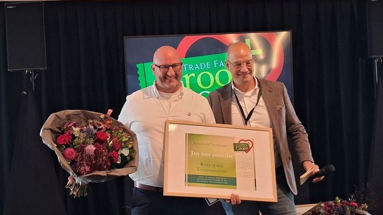 Der Jan van Dongen-Preis für den besten Stand eines Zulieferers ging an TTS Total Transport Solutions. Bild: GABOT. 