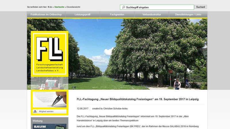 FLL-Fachtagung: "Neuer Bildqualittskatalog Freianlagen" | Gabot.de