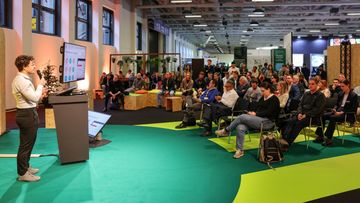 Herausragende Produkte, Dienstleistungen und Technologien werden in der neuen Innovation Zone der FRUIT LOGISTICA vereint. Foto: Messe Berlin GmbH.