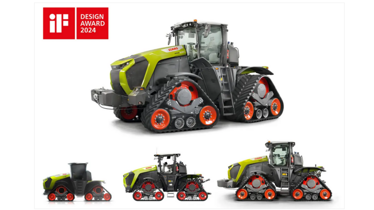 XERION 12 gewinnt den renommierten iF Design Award. Bild: CLAAS.